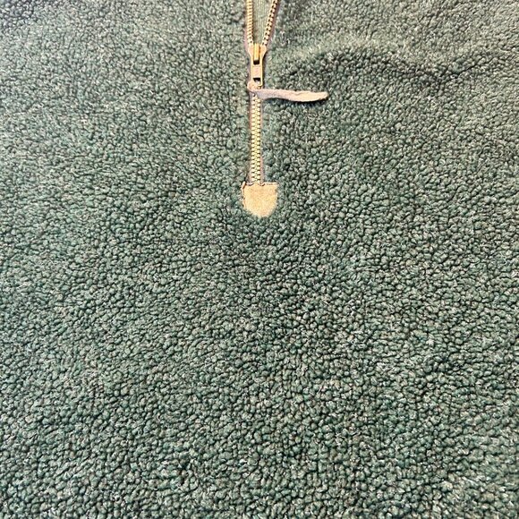 Pendleton Green Sherpa Fleece Half-Zip Pullover Size XL - Picture 2 of 7